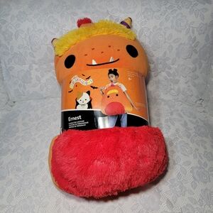 Original Squishmallows Ernest Orange Character Costume 6+ One Size Fits Most